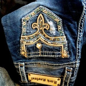 Size 24 rock revival crop jeans